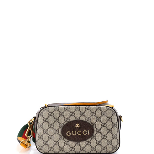 GUCCI Neo Vintage Camera Messenger Bag GG Coated Canvas