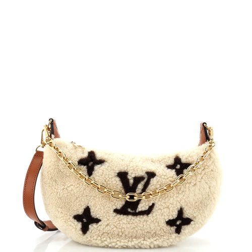 Over The Moon Bag Monogram Giant Teddy Fleece
