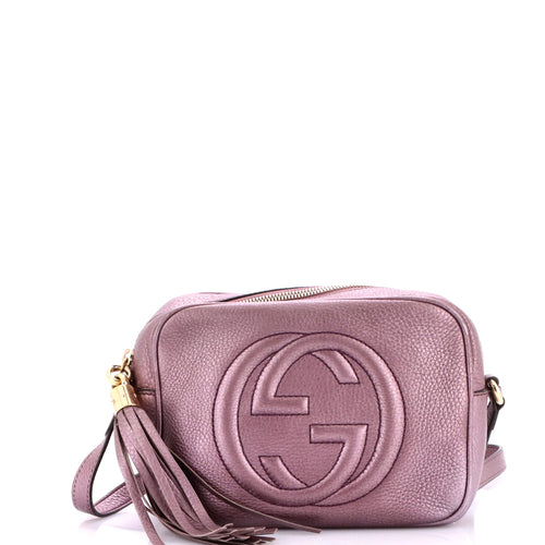 GUCCI Soho Disco Crossbody Bag Leather Small