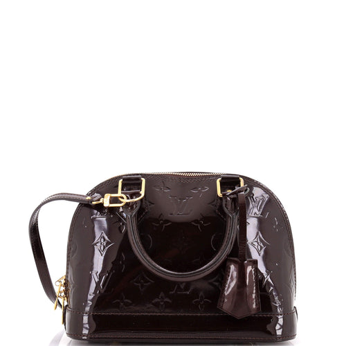 Alma Handbag Monogram Vernis BB