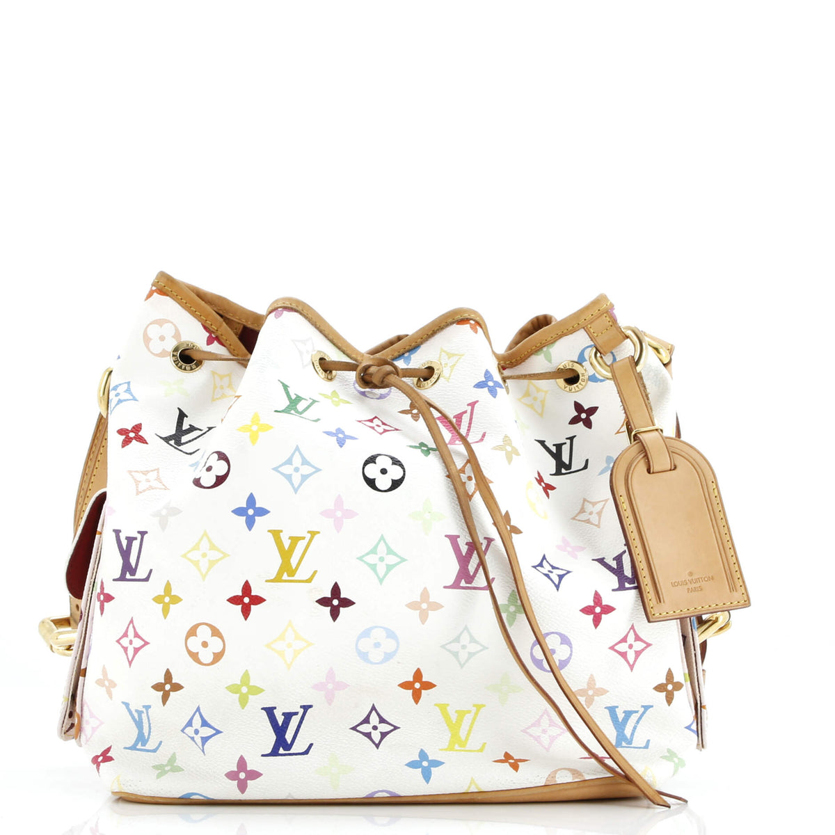 Louis Vuitton Petit Noe Handbag Monogram Multicolor