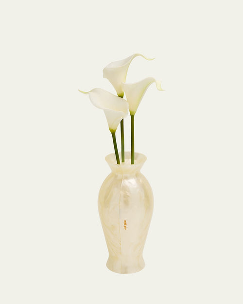 Florence Acrylic Calla Lily Vase Clutch Bag