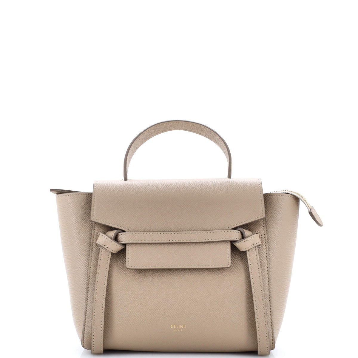 Celine CELINE Belt Bag Textured Leather Nano