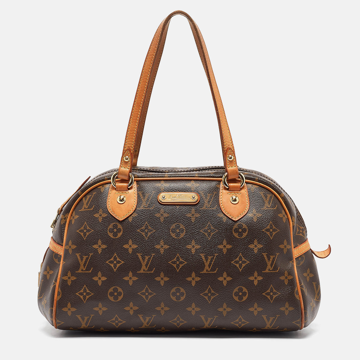 Louis Vuitton Monogram Canvas and Leather Montorgueil PM Bag