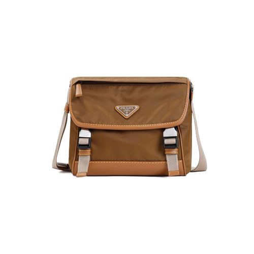 Men's Re-Nylon Messenger Bag in Brown | 2VD066VOOO2CX2 Color F0594