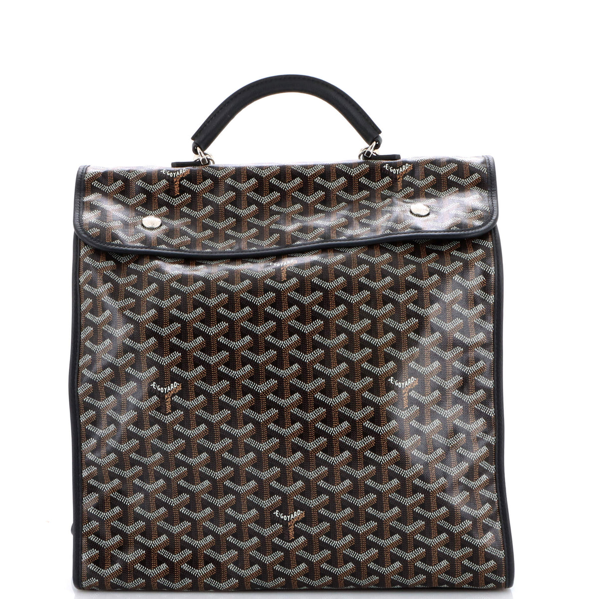 Goyard GOYARD Saint Leger Briefcase Backpack Coated Canvas