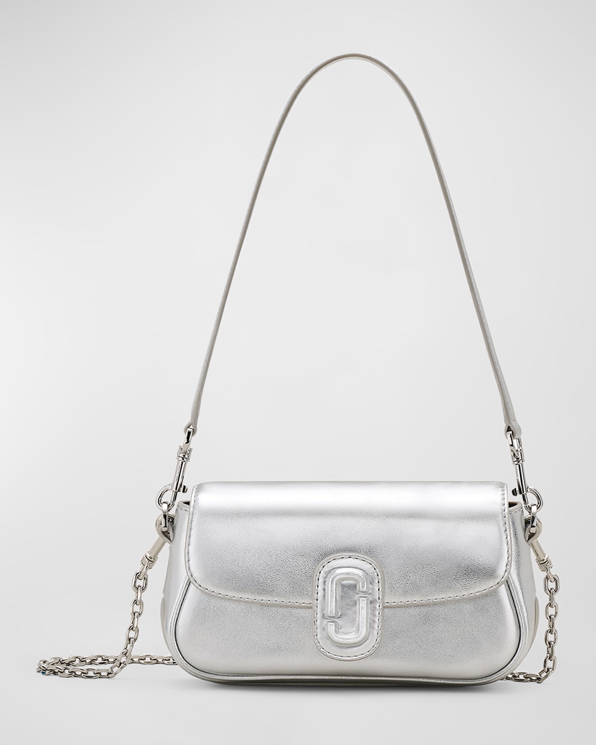 Marc Jacobs The Metallic Leather Clover Shoulder Bag