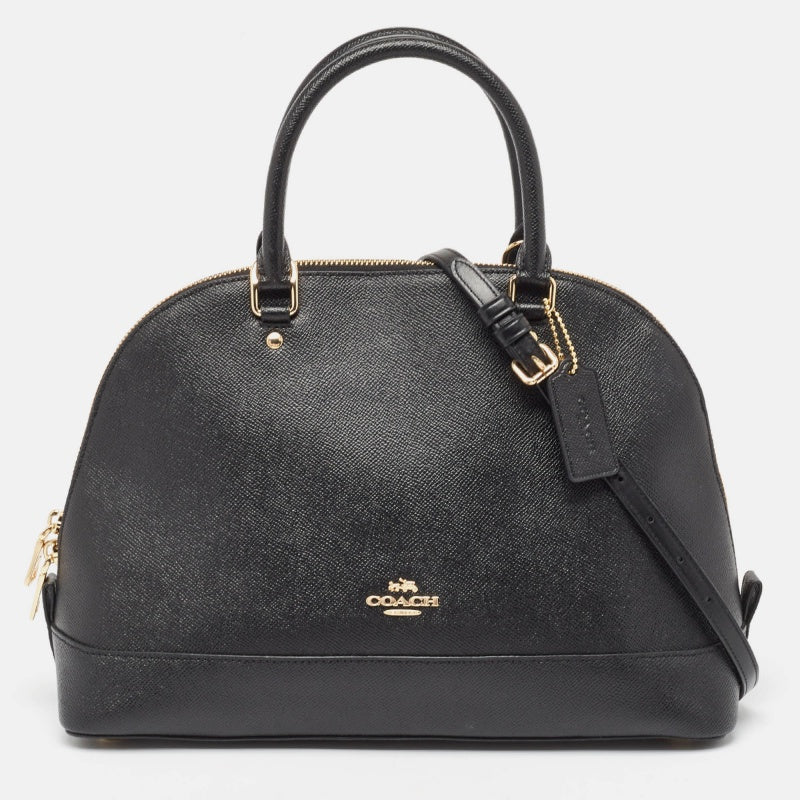 Coach Black Leather Sierra Satchel