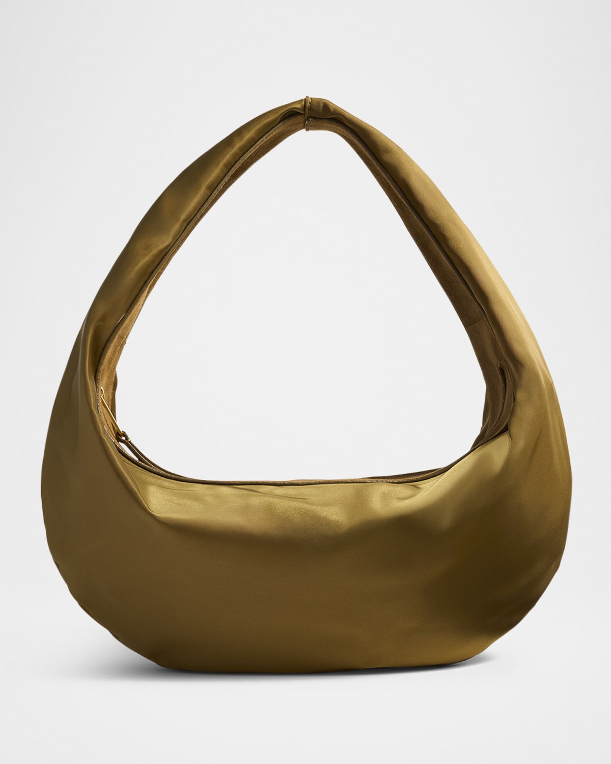 Khaite Olivia Medium Sport Nylon & Suede Shoulder Bag