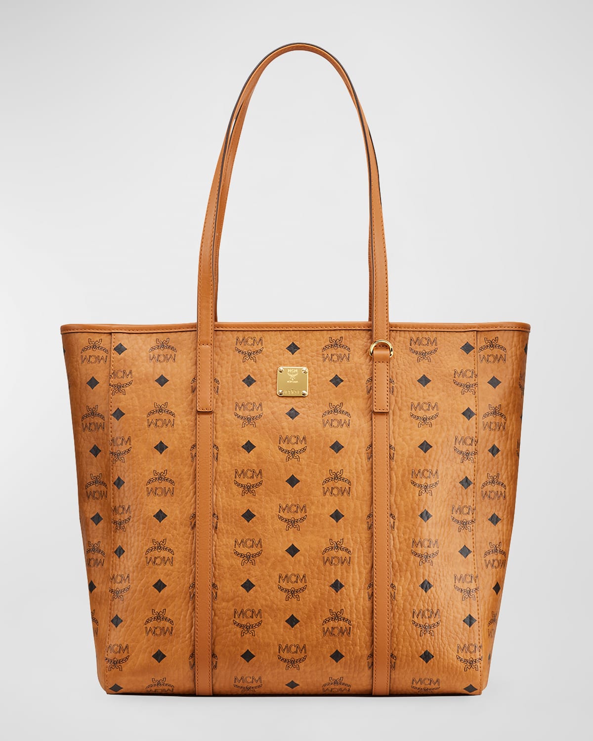 MCM Toni Logo Medium Shopper Tote Bag