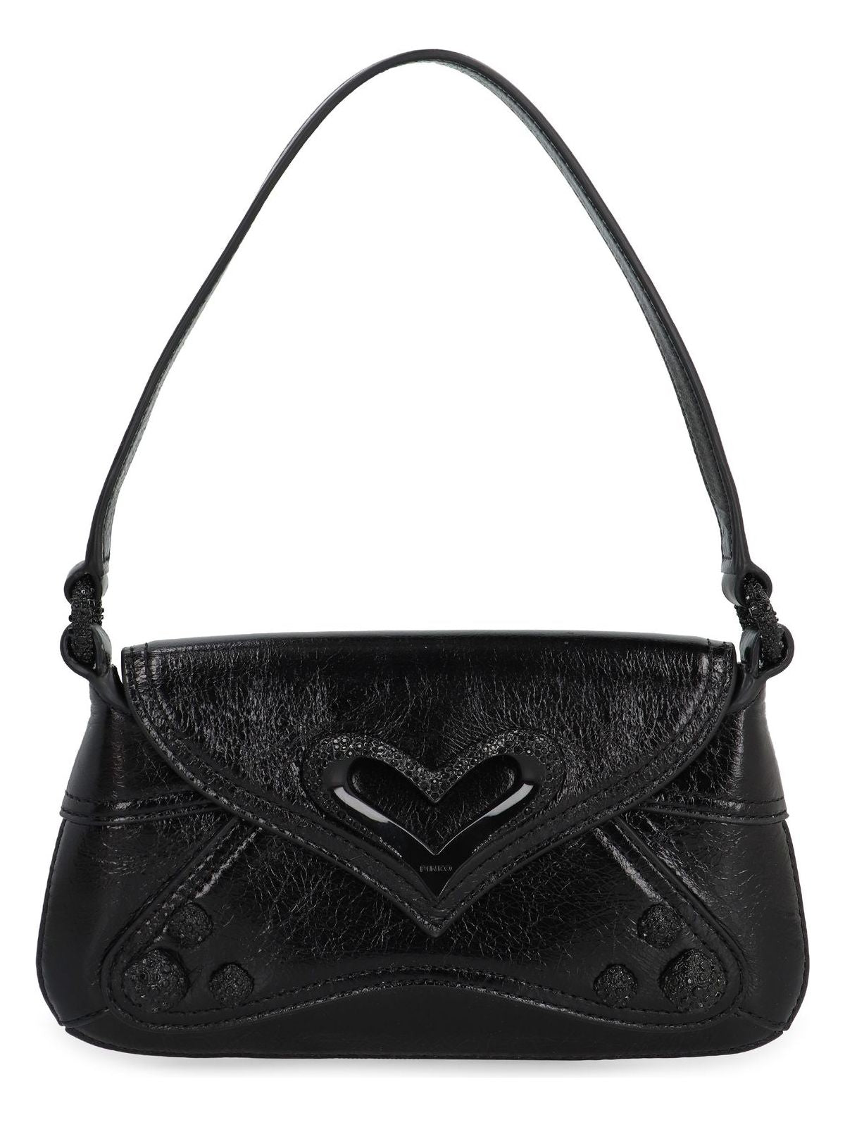 Pinko Women's Baby 520 Bag Leather Bag in Black | 102830A1RR Color Z99B
