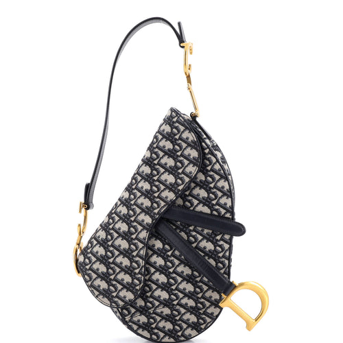 Saddle Handbag Oblique Canvas Medium