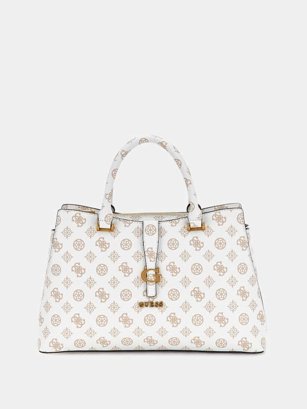 Guess Sac à main Kuba 4G avec logo pivoine