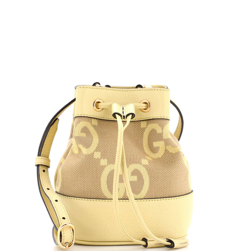 GUCCI Ophidia Bucket Bag Jumbo GG Canvas Mini