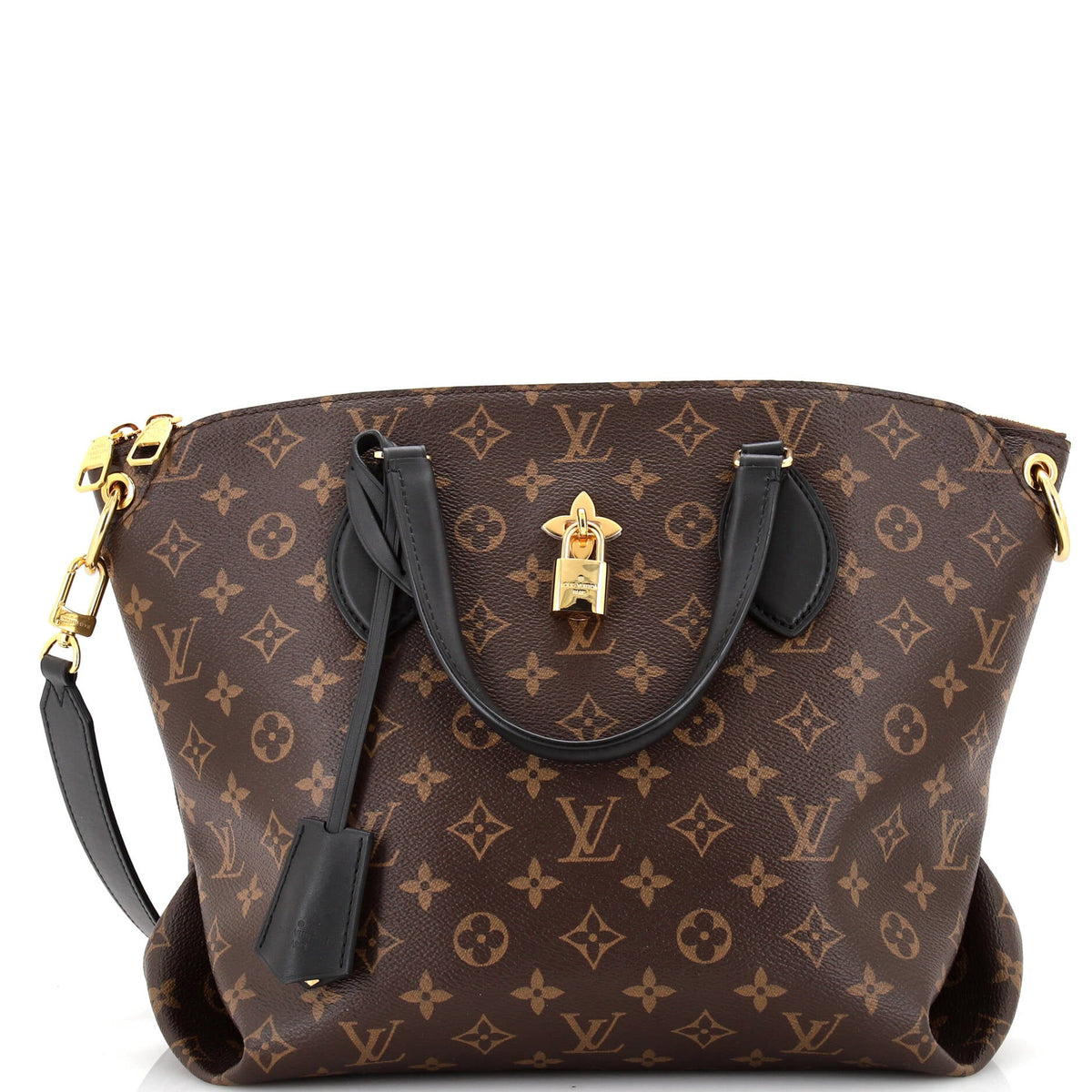 Louis Vuitton Flower Zipped Tote Monogram Canvas MM