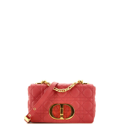 Caro Bag Cannage Quilt Calfskin Small