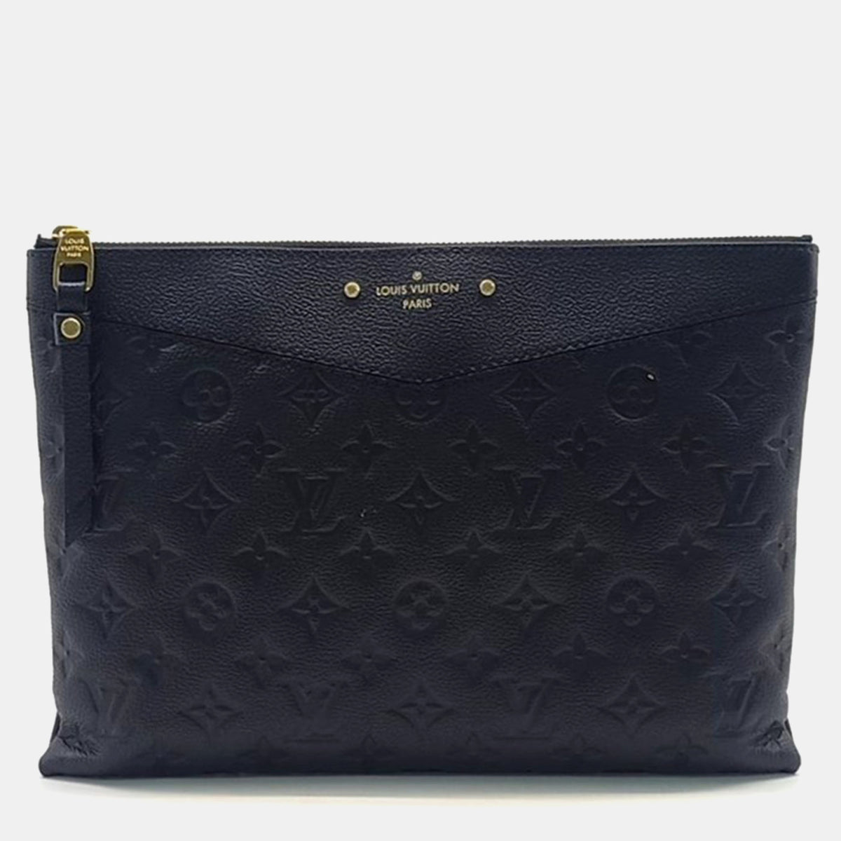 Louis Vuitton Black Monogram Empriente Leather Daily Clutch Bag