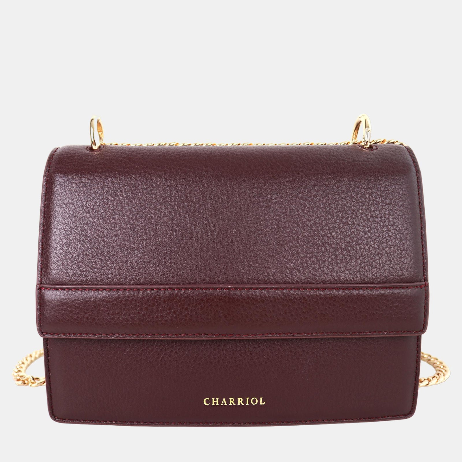 Charriol Chocolate Leather Forever Handbag