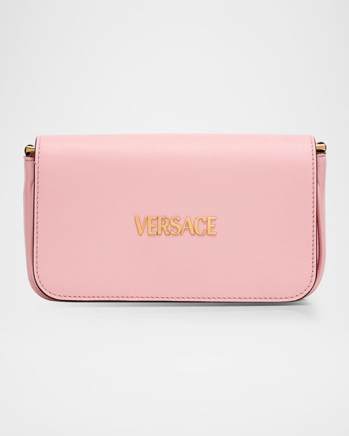 Tag Mini Flap Leather Shoulder Bag
