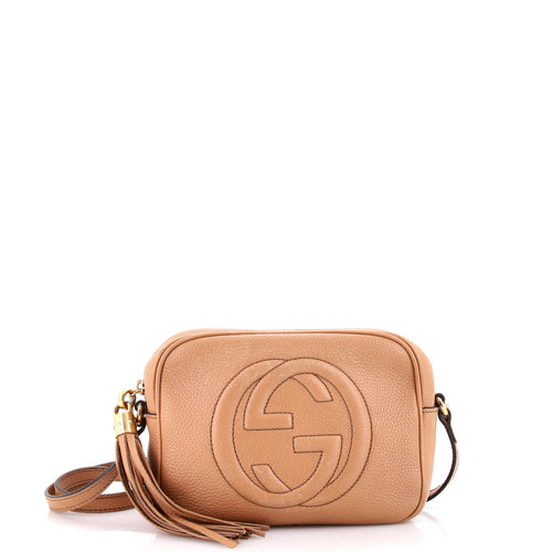 GUCCI Soho Disco Crossbody Bag Leather Small