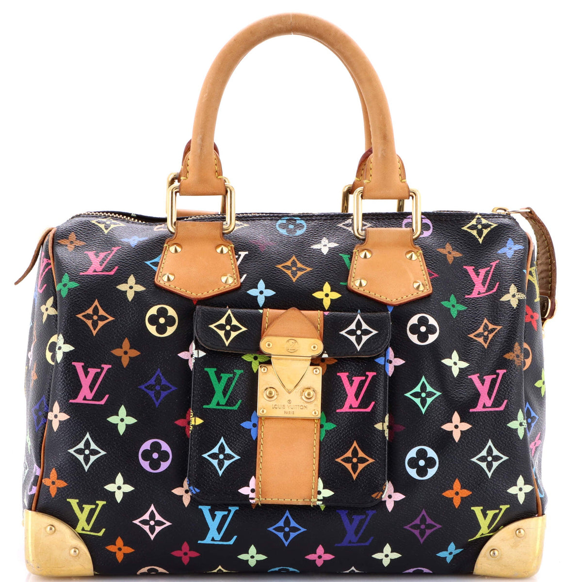 Louis Vuitton Speedy Handbag Monogram Multicolor 30