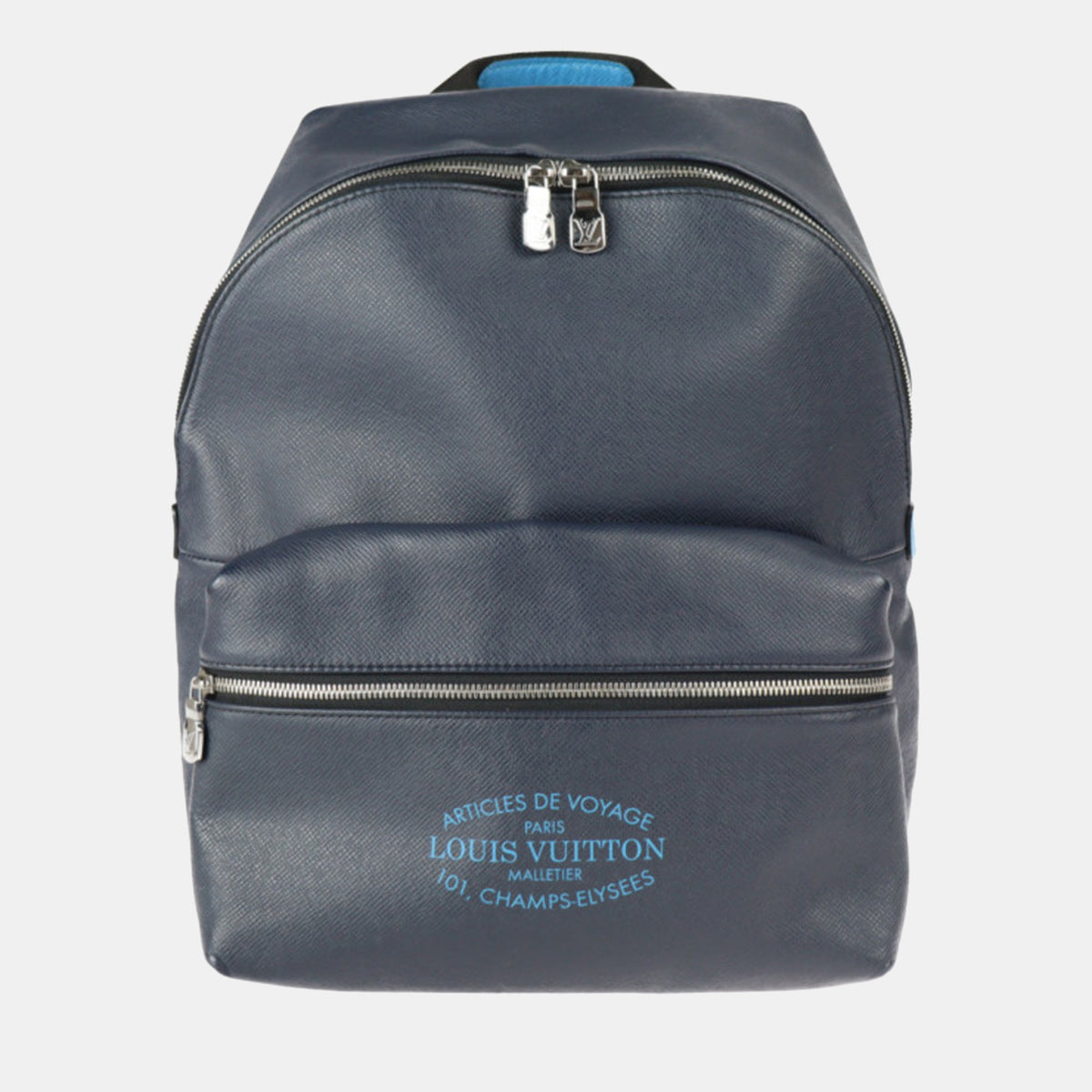 Louis Vuitton Blue Taiga Leather Discovery PM Backpack