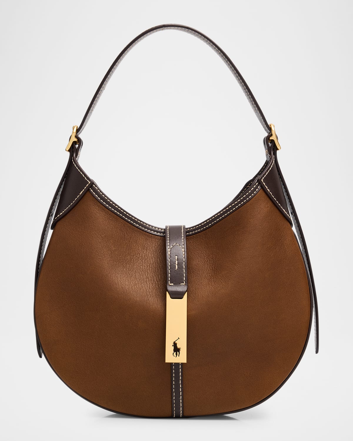 Ralph Lauren Polo ID Leather Small Shoulder Bag