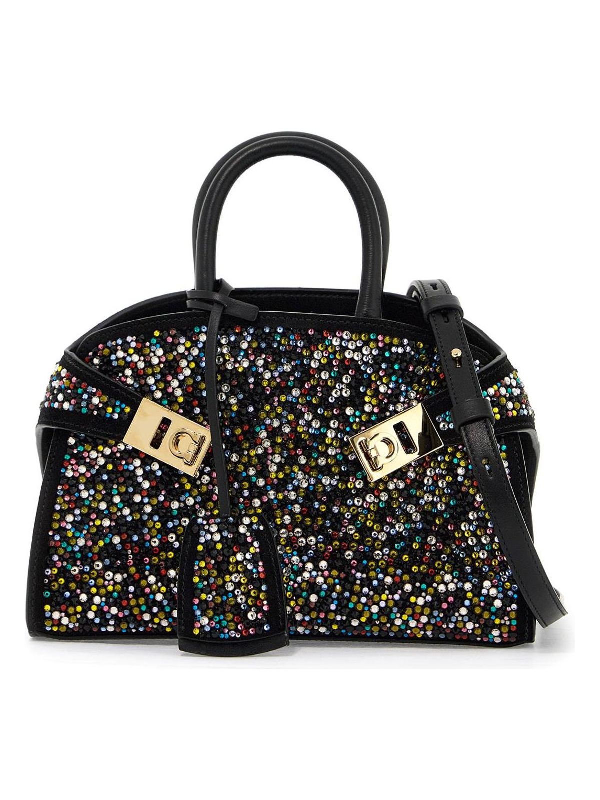 Ferragamo Women's Hug Handbag in Nero | 2194350774774