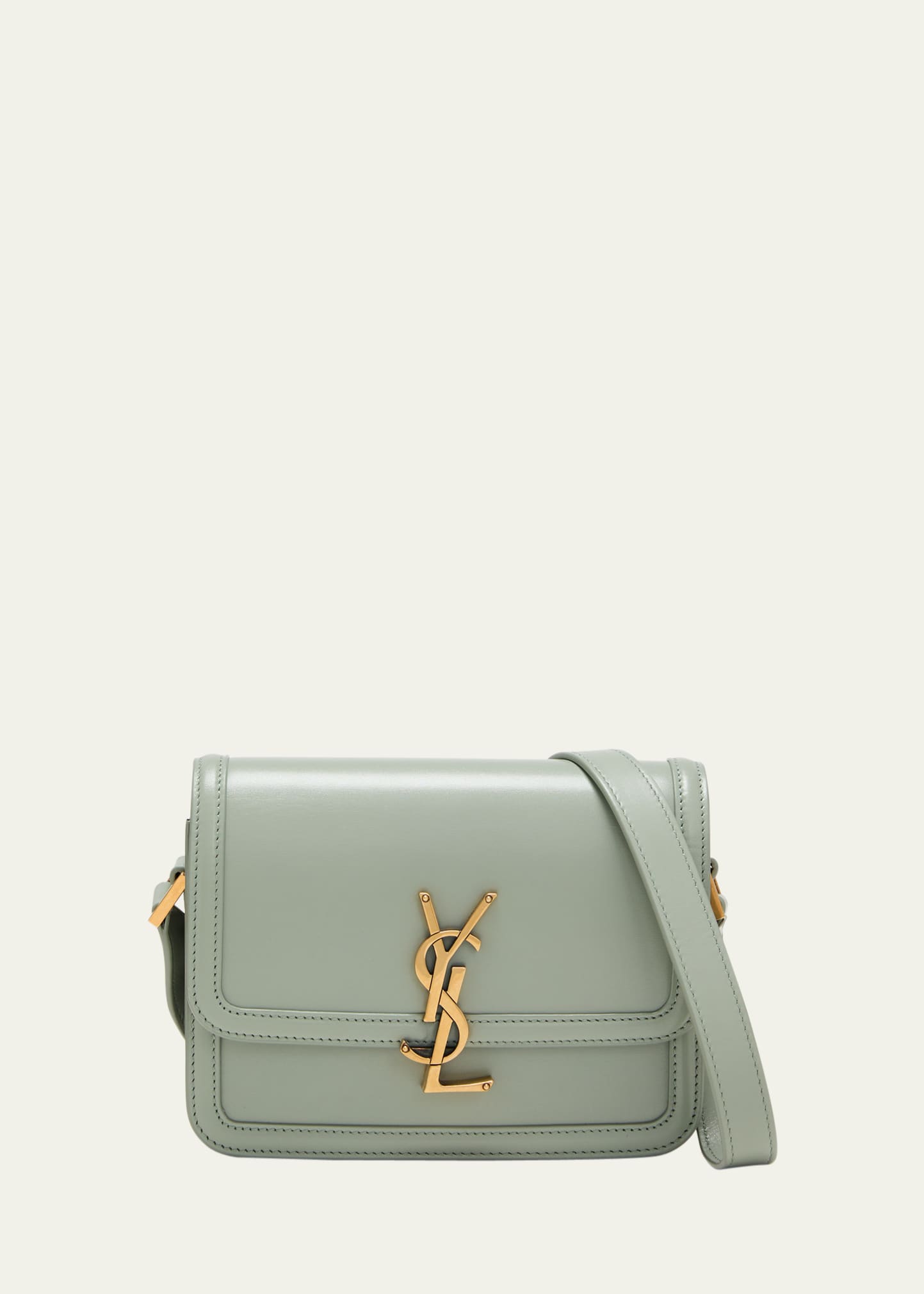 Saint Laurent Solferino Small YSL Crossbody Bag in Smooth Leather