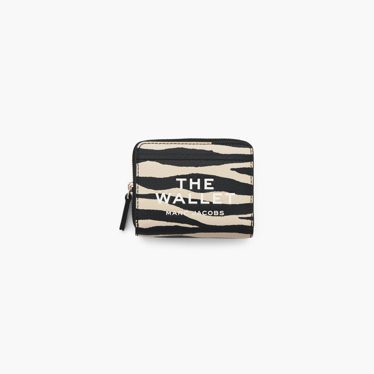 Marc Jacobs The Zebra Leather Mini Compact Wallet in Black/White