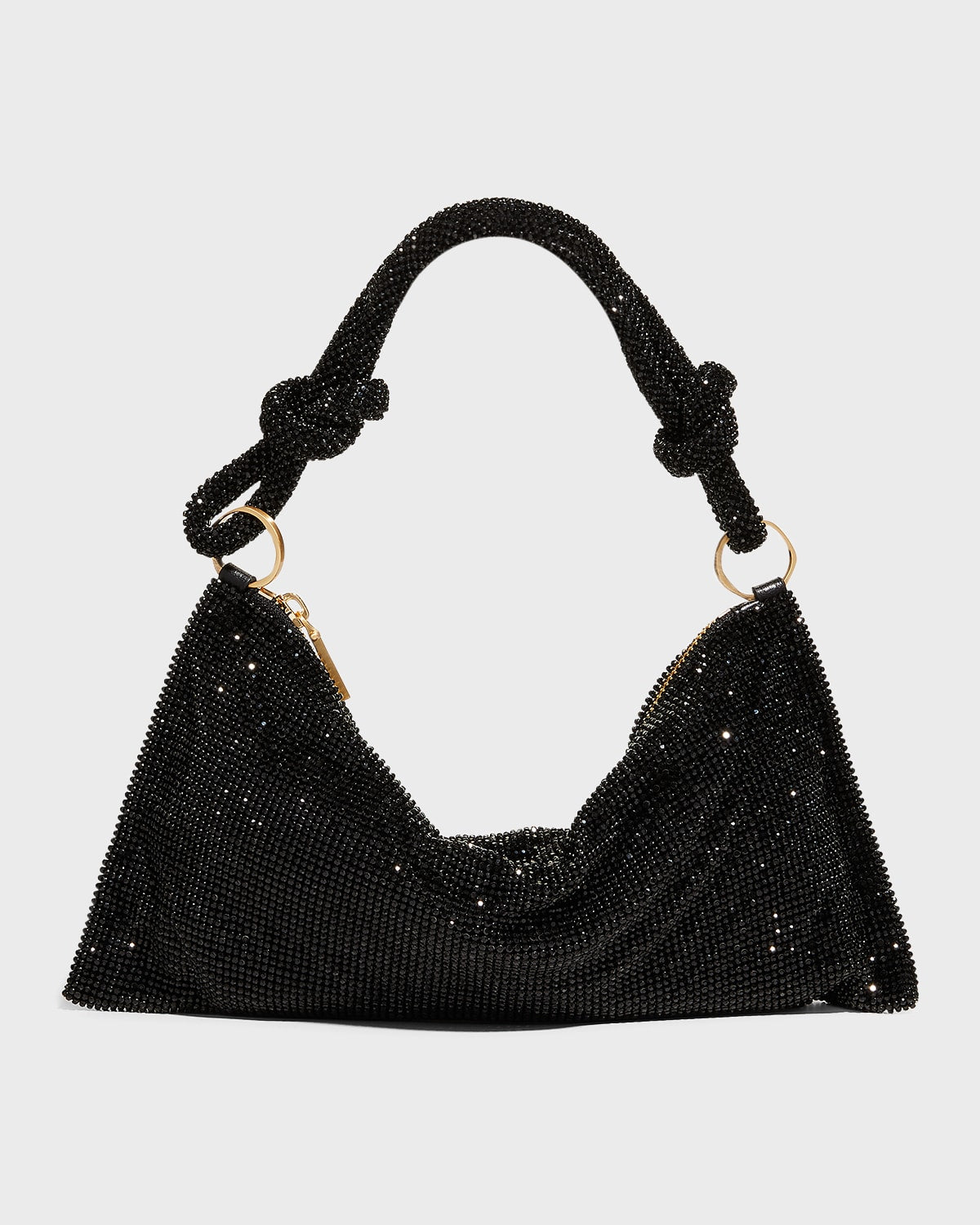 Cult Gaia Hera Nano Knotted Embellished Shoulder Bag