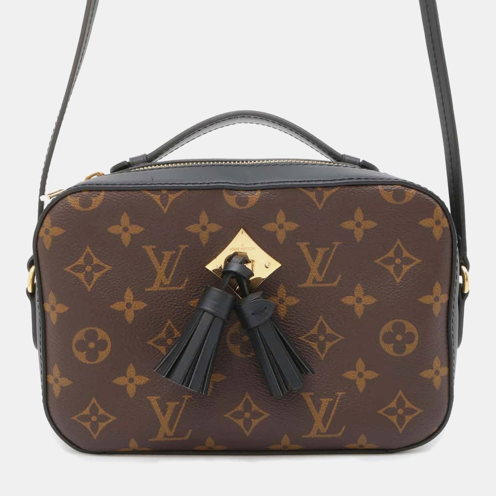 Louis Vuitton Noir – Saintonge-Tasche mit Monogramm