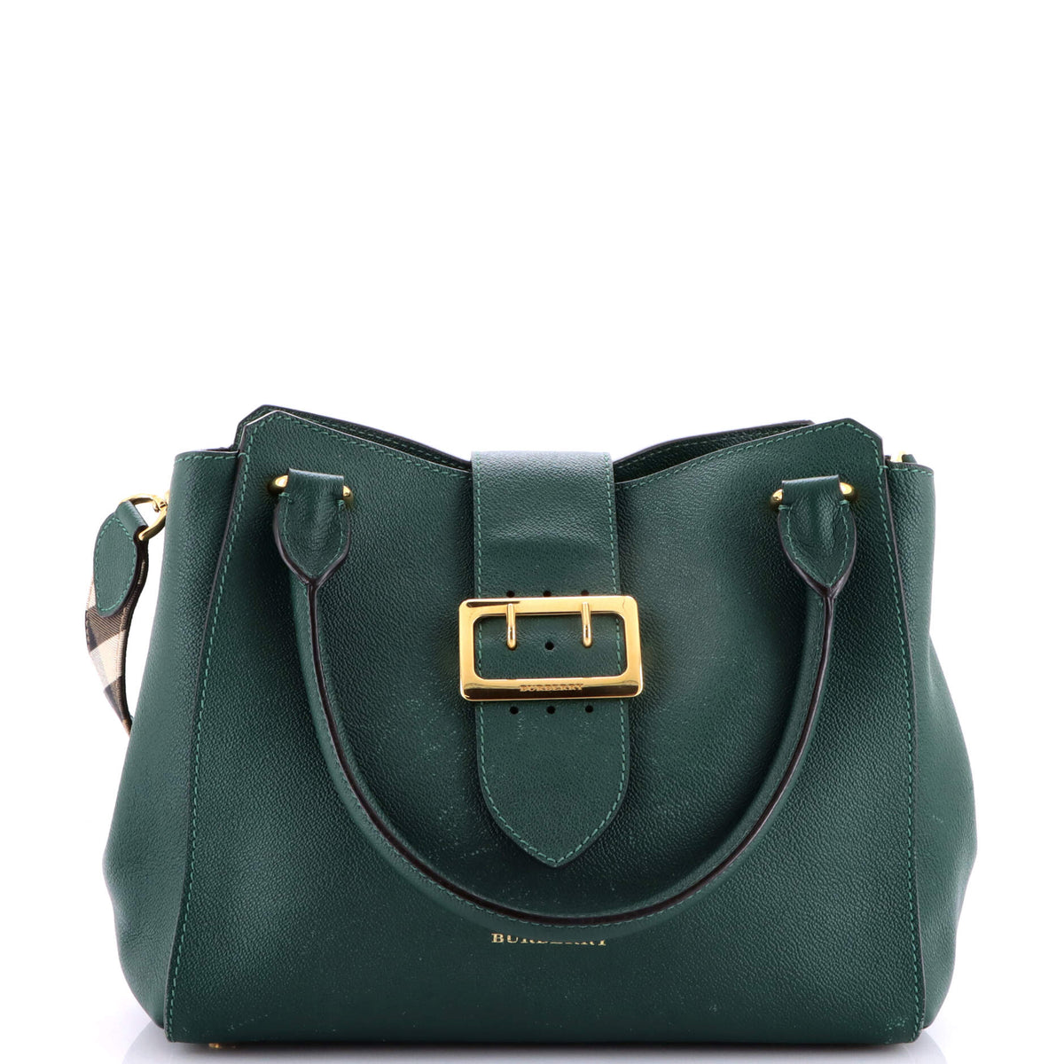 Burberry Buckle Tote Leather Medium