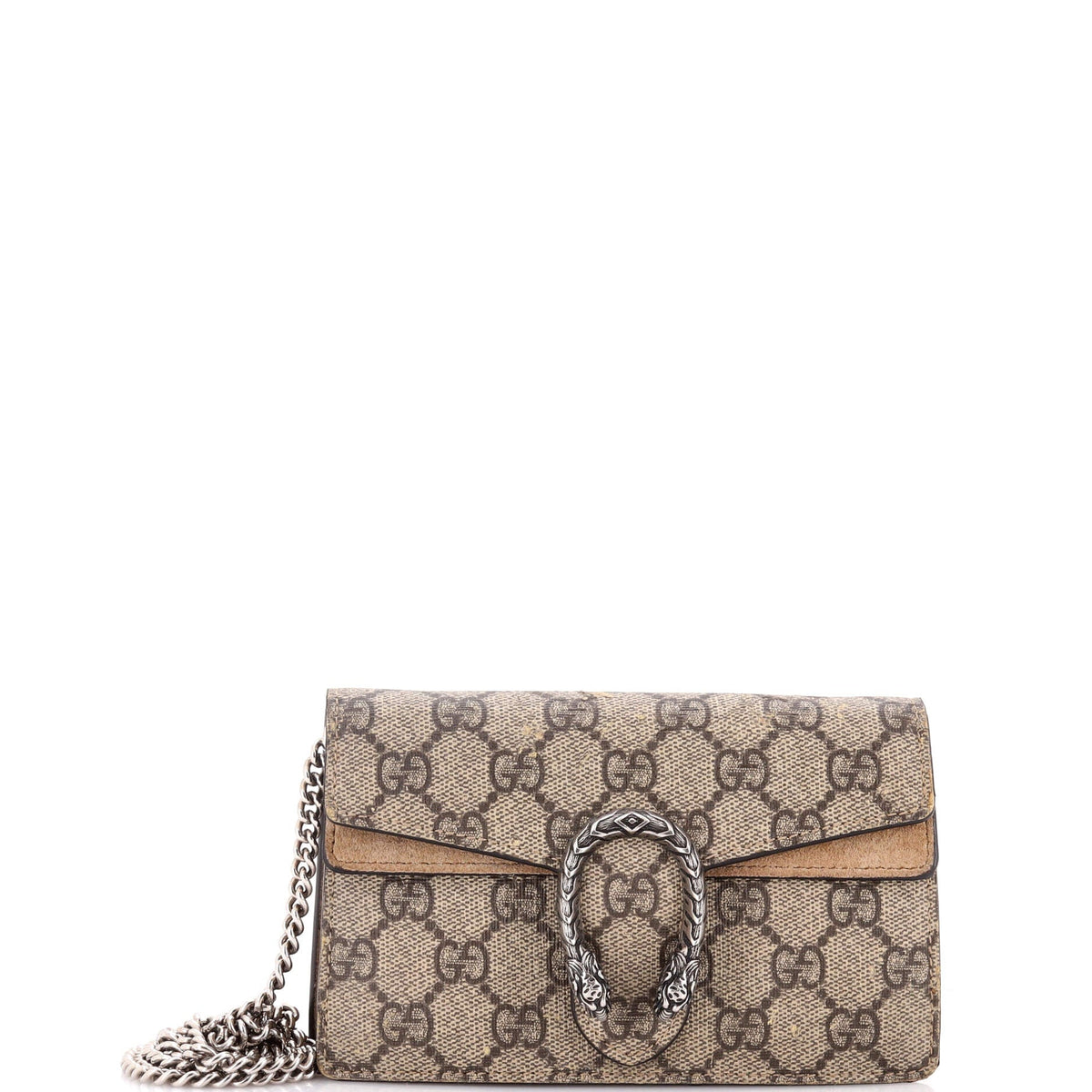 Gucci GUCCI Dionysus Bag GG Coated Canvas Super Mini