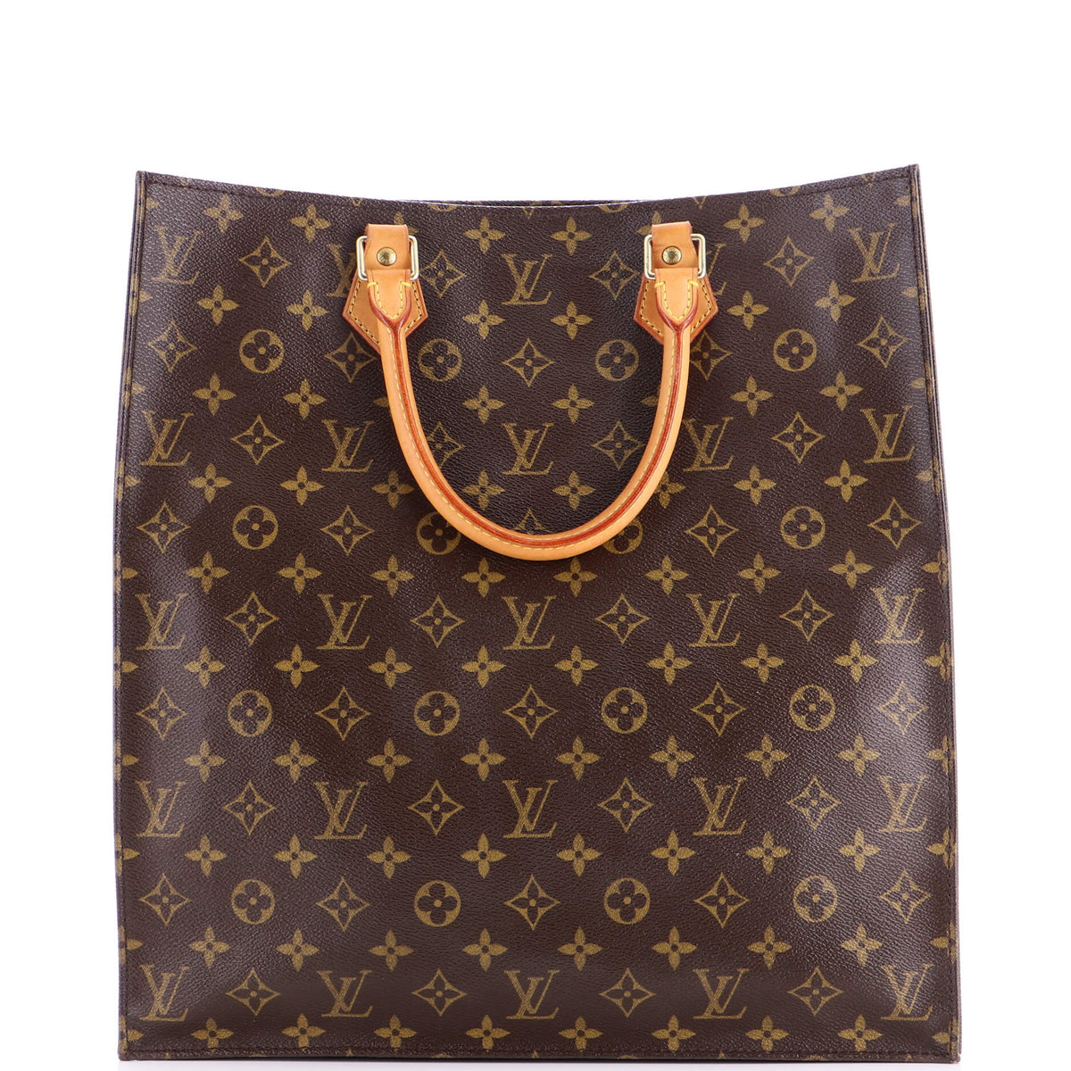 Louis Vuitton Sac Plat Bag Monogram Canvas