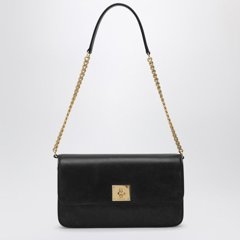 Golden Goose Women's Black Leather Gioia Bag in Print | GWA00473A000599
