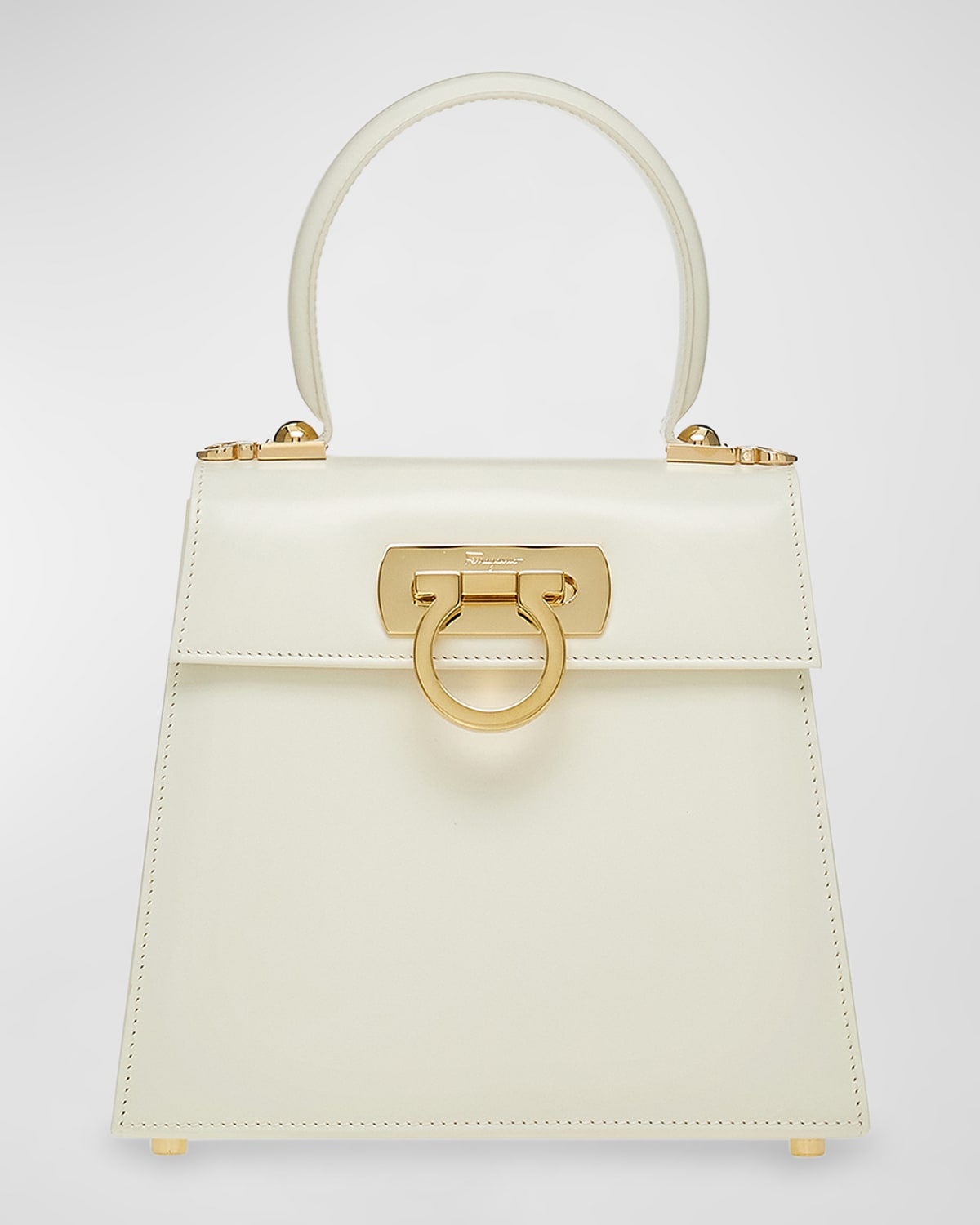 Ferragamo Iconic Gancini Logo Tote Bag