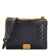 CHANEL Boy Flap Bag Gestepptes schillerndes Lammleder Groß