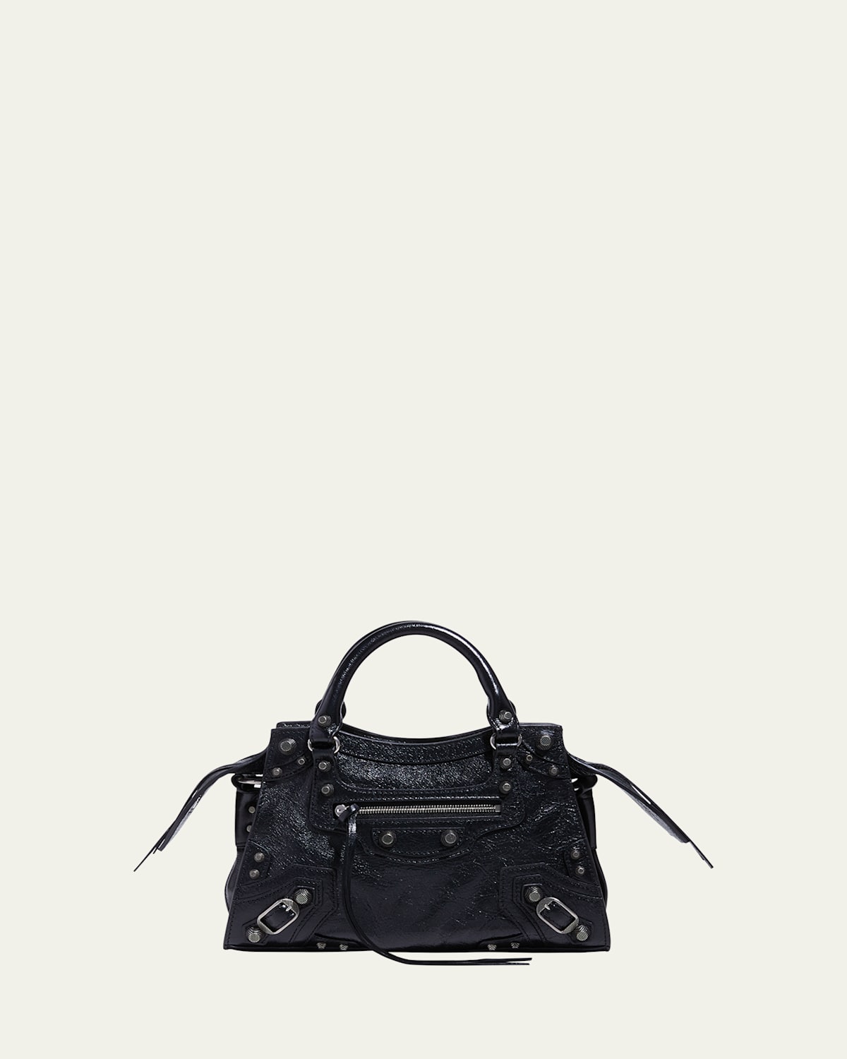 Balenciaga Cagole XS Leather Top-Handle Bag