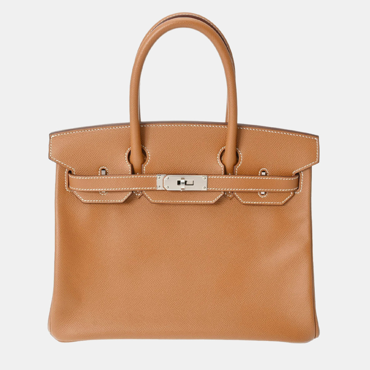 Hermès Gold Epsom Leather Birkin 30 Handbag