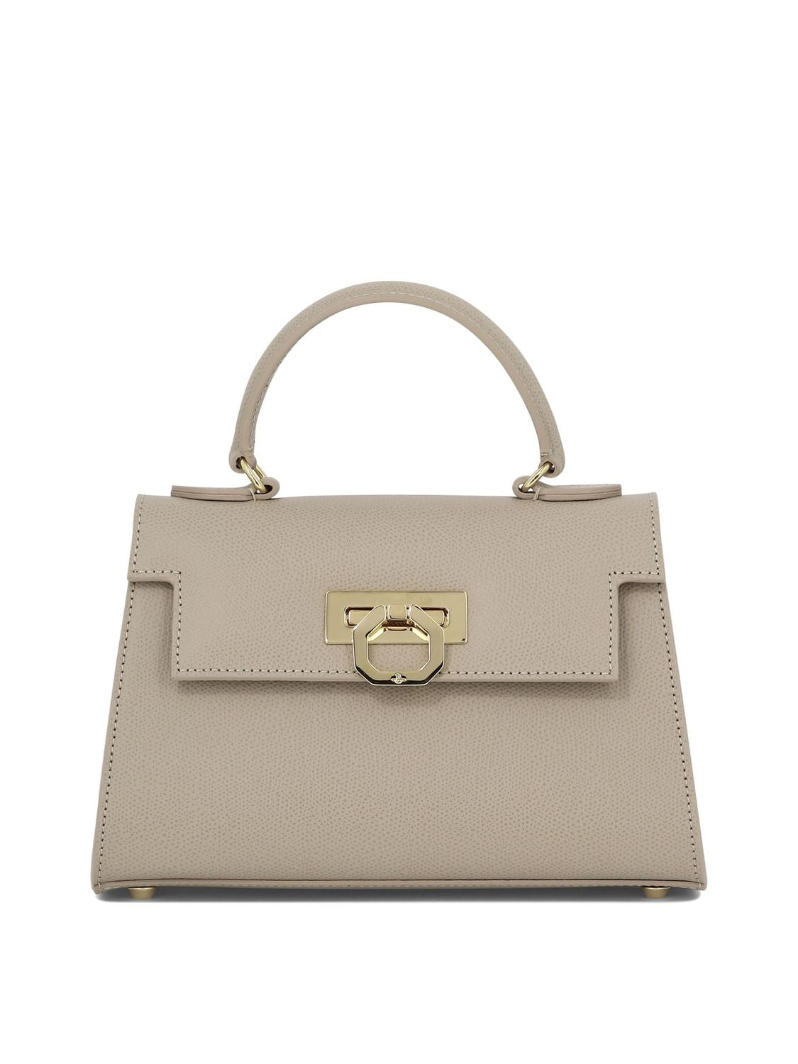Carbotti Women's Greta Handbag in Beige | 14757 Color GRETAPALMELLATO Color TAUPE