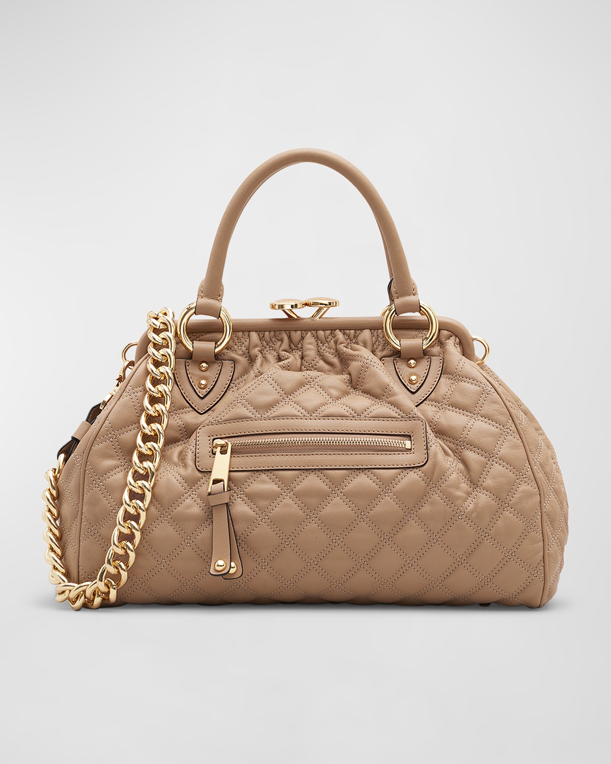 Marc Jacobs Re-Edition Quilted Leather Stam Bag