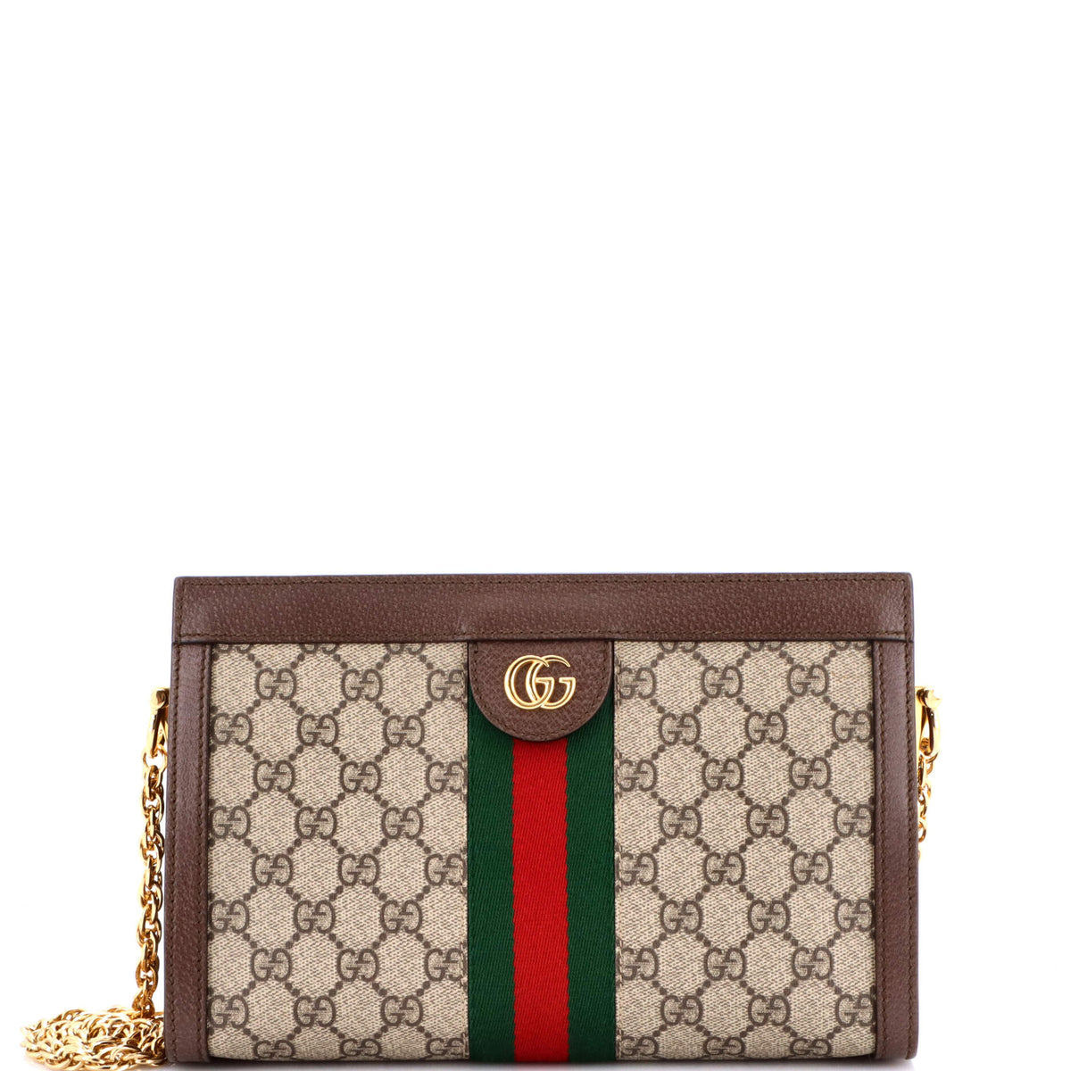 Gucci GUCCI Ophidia Chain Shoulder Bag GG Coated Canvas Small