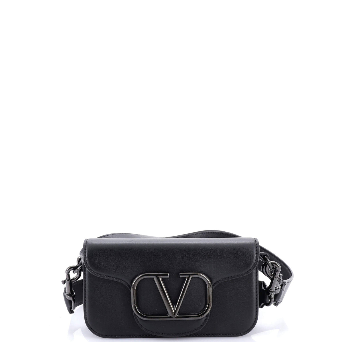 Valentino VALENTINO GARAVANI VLogo Flap Shoulder Bag Leather Mini