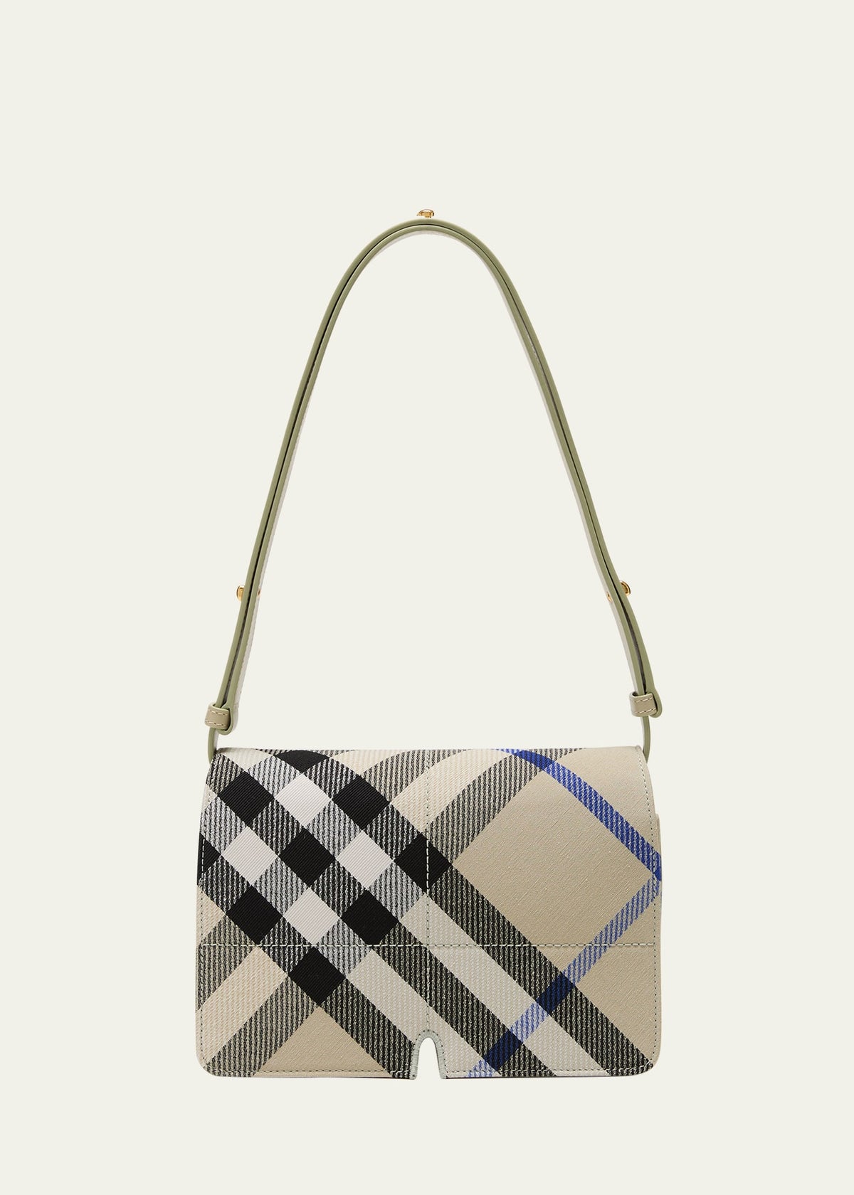 Burberry Snip Check Jacquard Shoulder Bag
