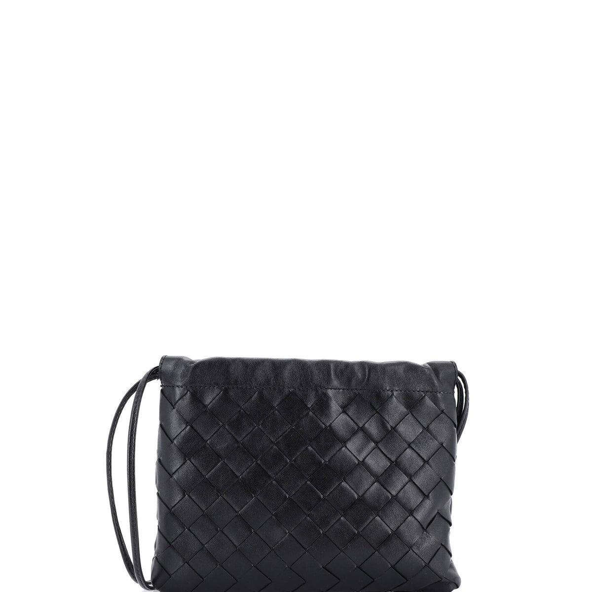 Bottega Veneta Drawstring Dustbag Crossbody Bag Intrecciato Nappa Small