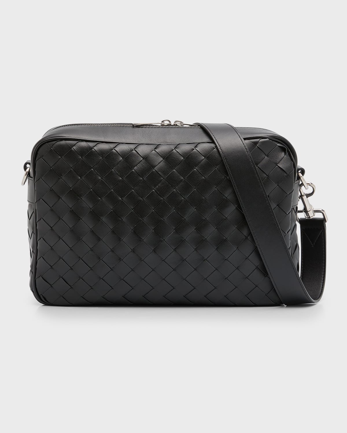 Bottega Veneta Sac à bandoulière moyen Intrecciato pour hommes