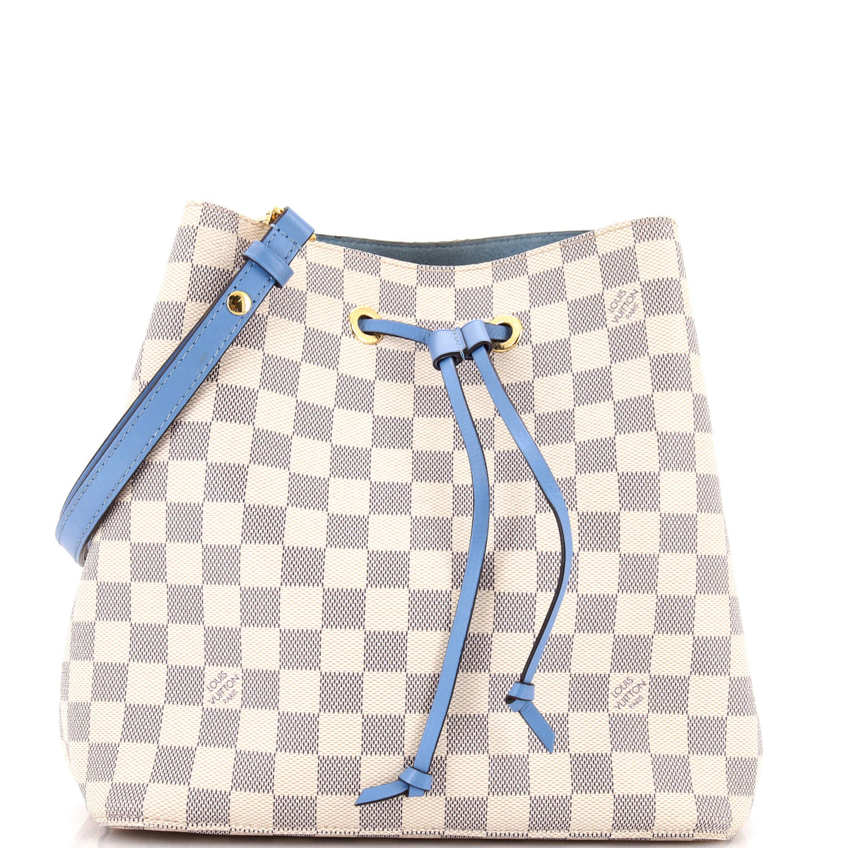 Louis Vuitton NeoNoe Handbag Damier with Leather MM