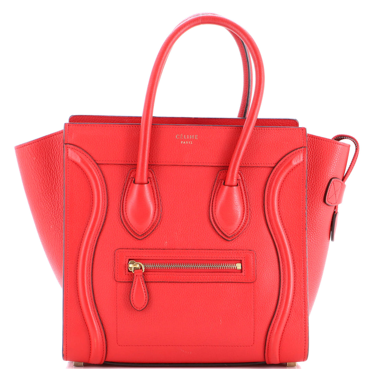 Celine CELINE Luggage Bag Grainy Leather Micro