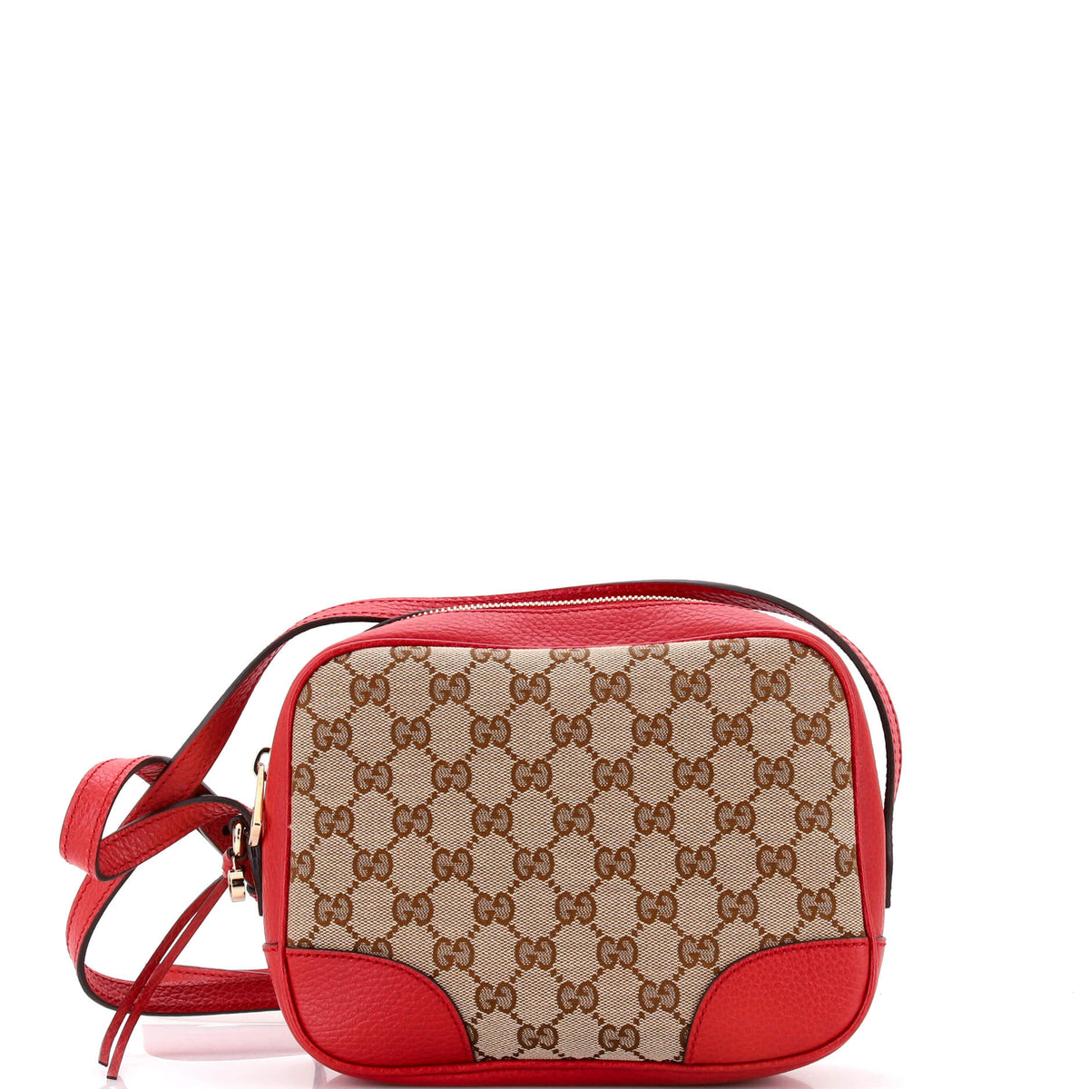 Gucci GUCCI Bree Disco Crossbody Bag GG Canvas with Leather Mini